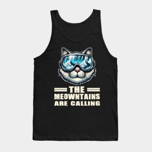 Ski Snowboard Goggles Funny Skiing Snowboarding Tank Top